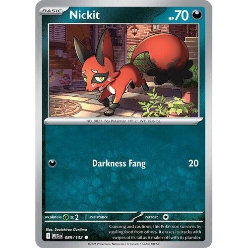 Nickit (089/132) (ME01: Mega Evolution) - PokéBox Australia