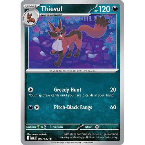 Thievul (090/132) (ME01: Mega Evolution) - PokéBox Australia