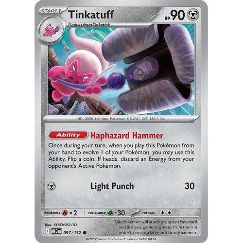 Tinkatuff (097/132) (ME01: Mega Evolution) - PokéBox Australia