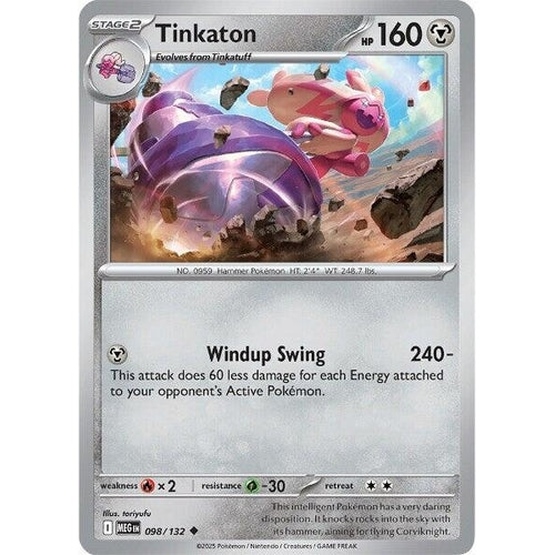 Tinkaton (098/132) (ME01: Mega Evolution) - PokéBox Australia