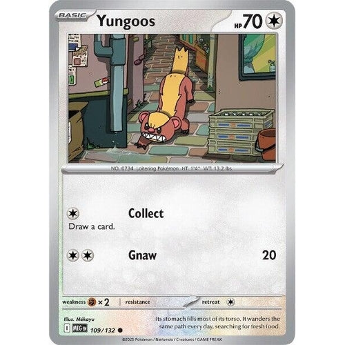 Yungoos (109/132) (ME01: Mega Evolution) - PokéBox Australia