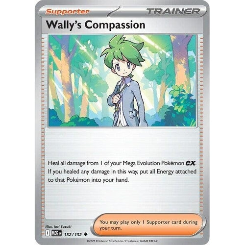 Wally's Compassion (132/132) (ME01: Mega Evolution) - PokéBox Australia