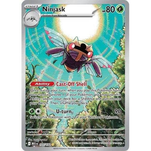Ninjask (137/132) (ME01: Mega Evolution) - PokéBox Australia