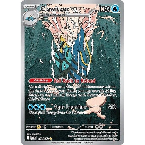 Clawitzer (141/132) (ME01: Mega Evolution) - PokéBox Australia