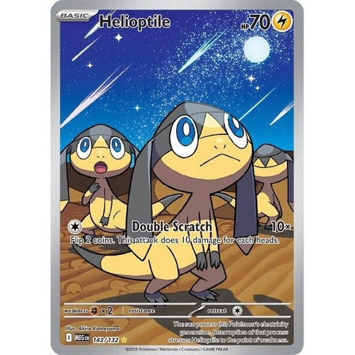 Helioptile (143/132) (ME01: Mega Evolution) - PokéBox Australia