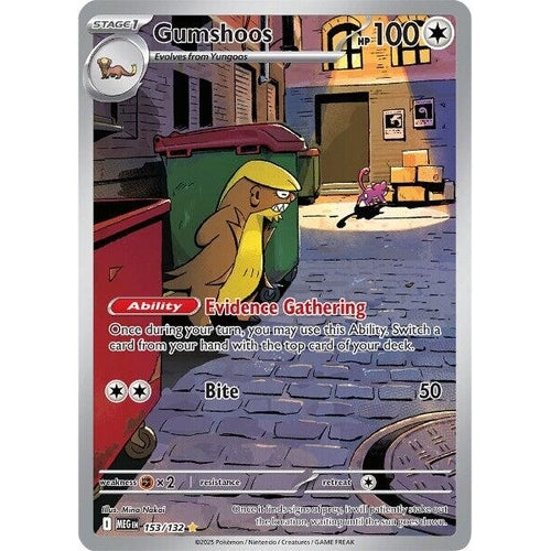 Gumshoos (153/132) (ME01: Mega Evolution) - PokéBox Australia