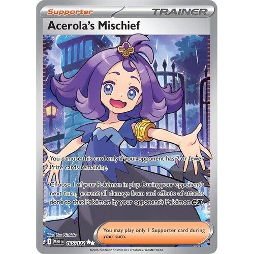 Acerola's Mischief (165/132) (ME01: Mega Evolution) - PokéBox Australia
