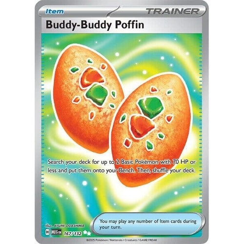 Buddy-Buddy Poffin (167/132) (ME01: Mega Evolution) - PokéBox Australia