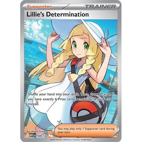 Lillie's Determination (169/132) (ME01: Mega Evolution) - PokéBox Australia