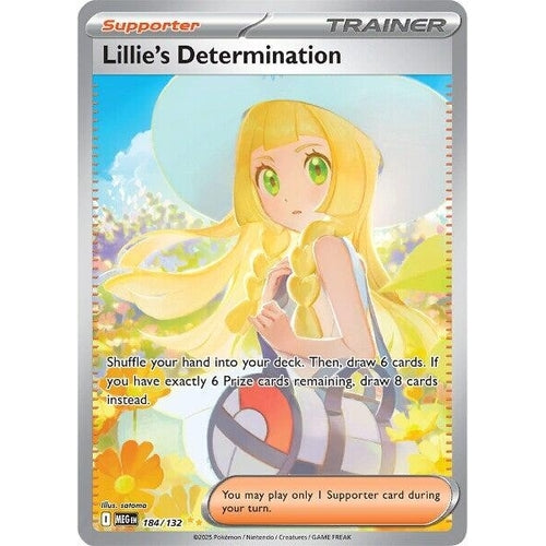Lillie's Determination (184/132) (ME01: Mega Evolution) - PokéBox Australia