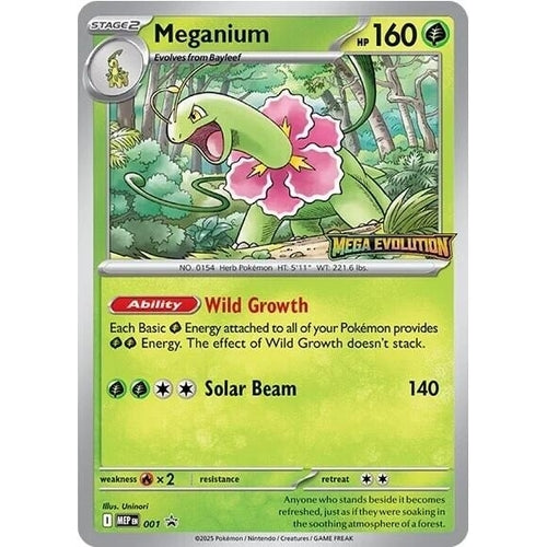 Image for Meganium - 001 (001) (ME: Mega Evolution Promo) - Pokemon