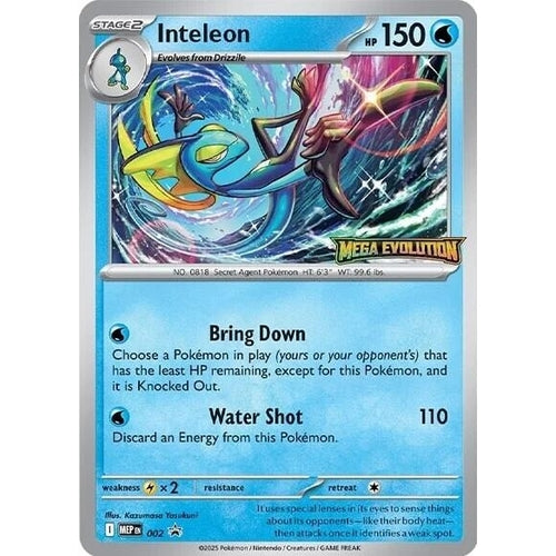 Image for Inteleon - 002 (002) (ME: Mega Evolution Promo) - Pokemon