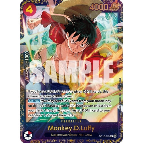 Monkey.D.Luffy (Treasure Cup 2025) (OP12-015) (One Piece Promotion Cards) - PokéBox Australia
