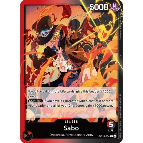 Sabo (004) (OP13-004) (Carrying On His Will) - PokéBox Australia