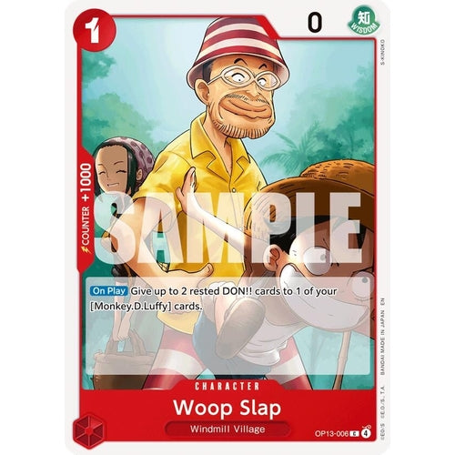 Woop Slap (OP13-006) (Carrying On His Will) - PokéBox Australia