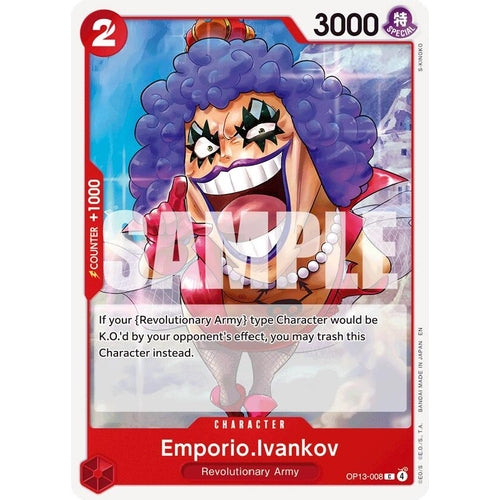 Emporio.Ivankov (OP13-008) (Carrying On His Will) - PokéBox Australia