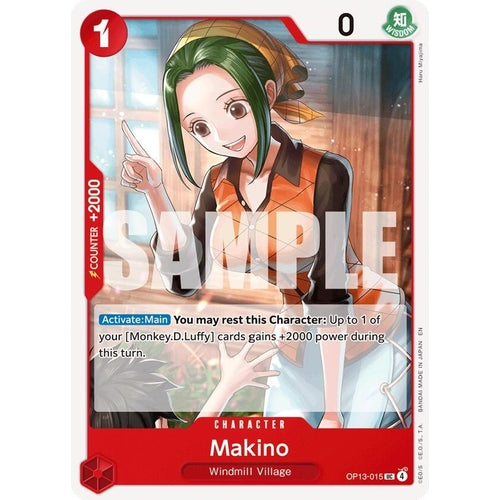 Makino (OP13-015) (Carrying On His Will) - PokéBox Australia