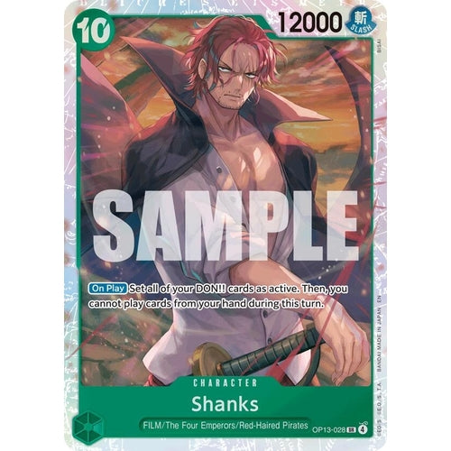 Shanks (028) (OP13-028) (Carrying On His Will) - PokéBox Australia