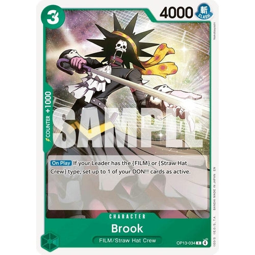Brook (OP13-034) (Carrying On His Will) - PokéBox Australia