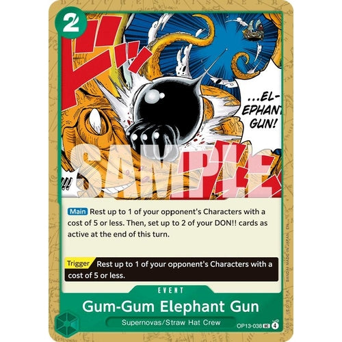 Gum-Gum Elephant Gun (OP13-038) (Carrying On His Will) - PokéBox Australia
