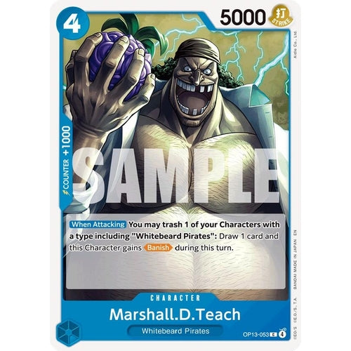 Marshall.D.Teach (OP13-053) (Carrying On His Will) - PokéBox Australia