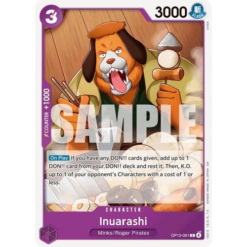 Inuarashi (OP13-061) (Carrying On His Will) - PokéBox Australia