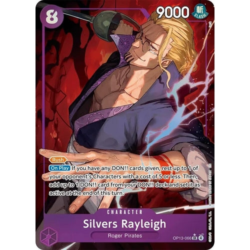 Silvers Rayleigh (Alternate Art) (OP13-066) (Carrying On His Will) - PokéBox Australia