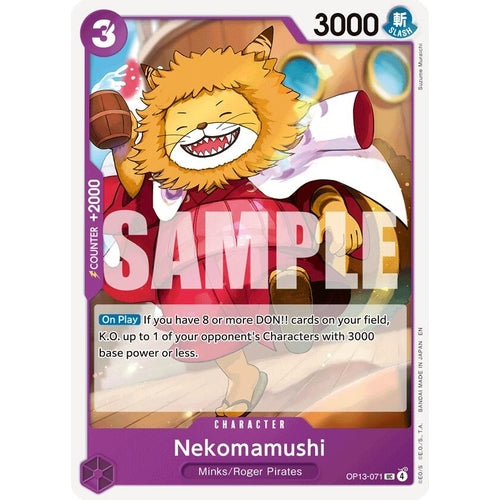 Nekomamushi (OP13-071) (Carrying On His Will) - PokéBox Australia