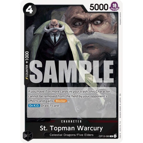 St. Topman Warcury (OP13-089) (Carrying On His Will) - PokéBox Australia
