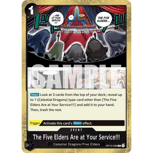 The Five Elders Are at Your Service!!! (OP13-096) (Carrying On His Will) - PokéBox Australia