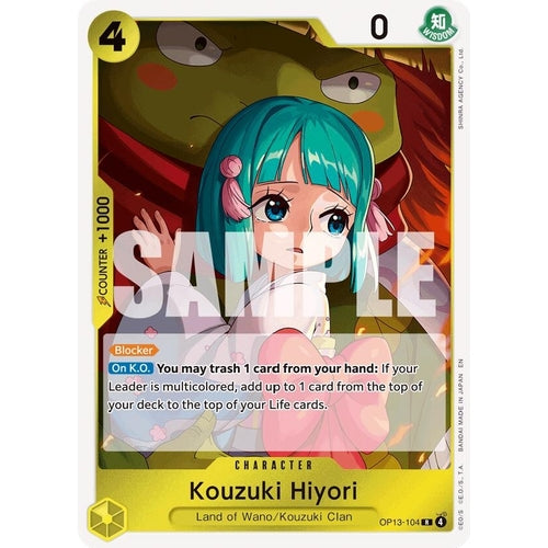 Kouzuki Hiyori (OP13-104) (Carrying On His Will) - PokéBox Australia