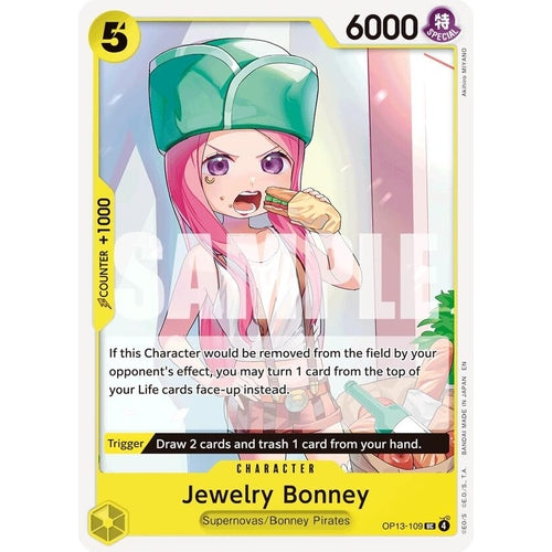 Jewelry Bonney (109) (OP13-109) (Carrying On His Will) - PokéBox Australia