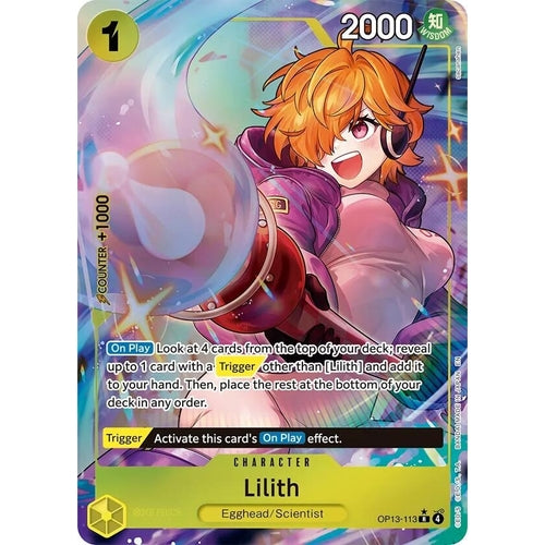 Lilith (Alternate Art) (OP13-113) (Carrying On His Will) - PokéBox Australia