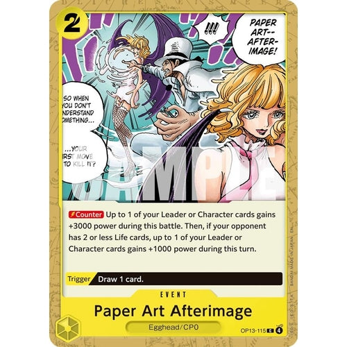 Paper Art Afterimage (OP13-115) (Carrying On His Will) - PokéBox Australia