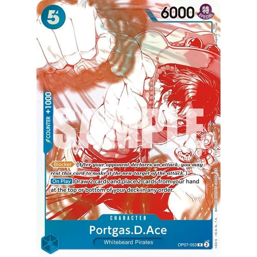 Portgas.D.Ace - OP07-053 (3rd Anniversary Treasure Campaign Pack) (OP07-053) (One Piece Promotion Cards) - PokéBox Australia
