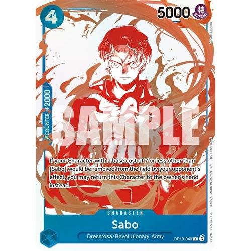 Sabo - OP10-049 (3rd Anniversary Treasure Campaign Pack) (OP10-049) (One Piece Promotion Cards) - PokéBox Australia
