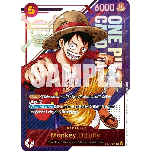 Monkey.D.Luffy - ST21-014 (3rd Anniversary Treasure Campaign Pack) (ST21-014) (One Piece Promotion Cards) - PokéBox Australia
