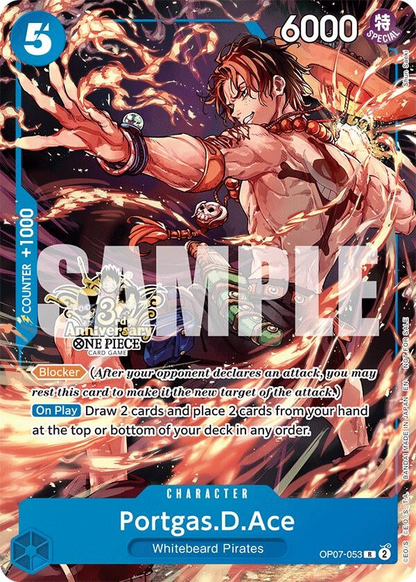 Portgas.D.Ace - OP07-053 (3rd Anniversary Tournament 3 Brothers Pack) (OP07-053) (Carrying On His Will: 3rd Anniversary Tournament Cards)