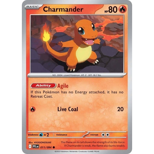 Charmander (011/094) (ME02: Phantasmal Flames) - PokéBox Australia