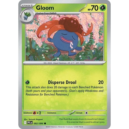 Gloom (002/094) (ME02: Phantasmal Flames) - PokéBox Australia