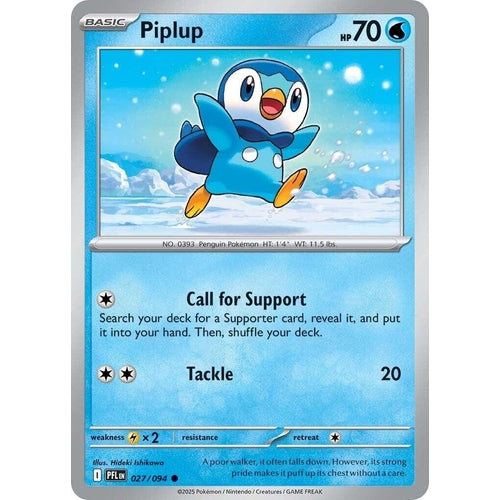 Piplup (027/094) (ME02: Phantasmal Flames) - PokéBox Australia
