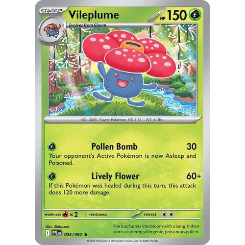 Vileplume (003/094) (ME02: Phantasmal Flames) - PokéBox Australia