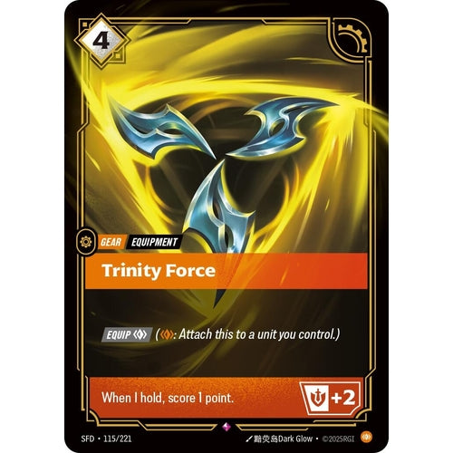 Image for Trinity Force (115/221) (Spiritforged) - Riftbound: League of Legends Trading Card Game