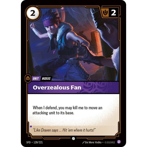 Image for Overzealous Fan (128/221) (Spiritforged) - Riftbound: League of Legends Trading Card Game