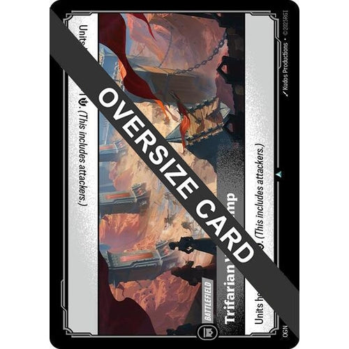 Image for Trifarian War Camp (Oversized) (294/298) (Origins: Proving Grounds) - Riftbound: League of Legends Trading Card Game