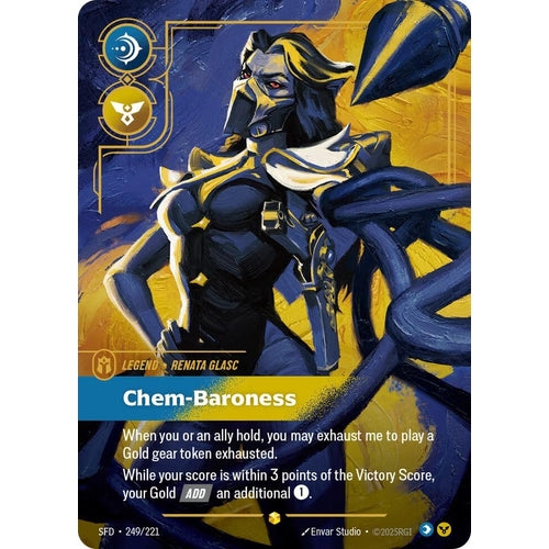 Image for Renata Glasc - Chem-Baroness (Overnumbered) (249/221) (Spiritforged) - Riftbound: League of Legends Trading Card Game