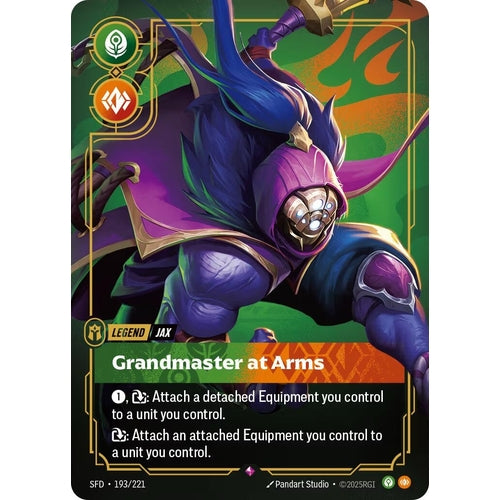 Image for Jax - Grandmaster At Arms (193/221) (Spiritforged) - Riftbound: League of Legends Trading Card Game