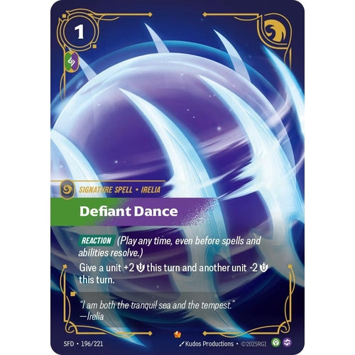 Image for Defiant Dance (196/221) (Spiritforged) - Riftbound: League of Legends Trading Card Game