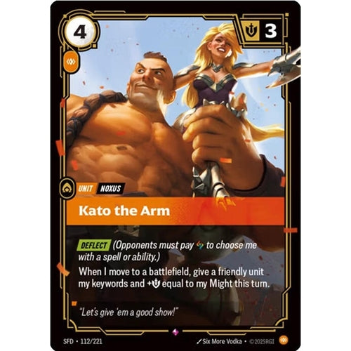 Image for Kato the Arm (112/221) (Spiritforged) - Riftbound: League of Legends Trading Card Game