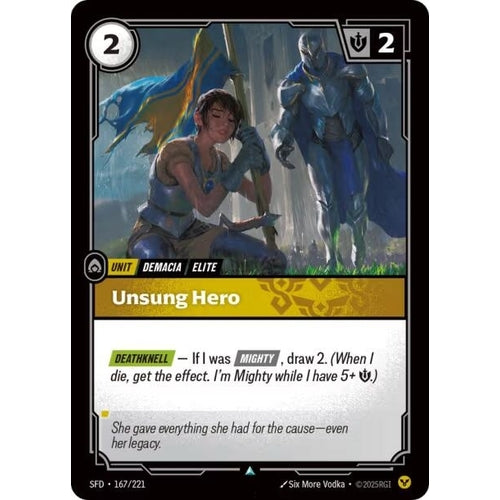 Image for Unsung Hero (167/221) (Spiritforged) - Riftbound: League of Legends Trading Card Game